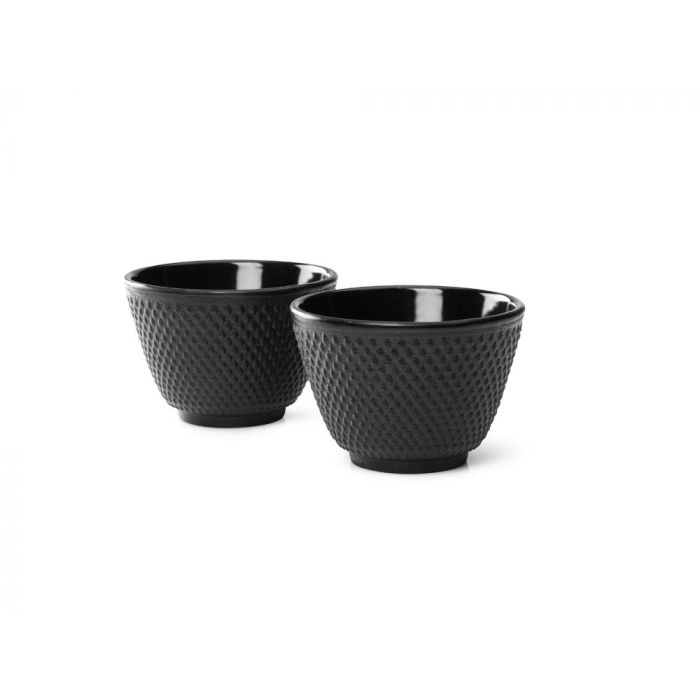 bredemeijer Tea mugs Jang black set of 2