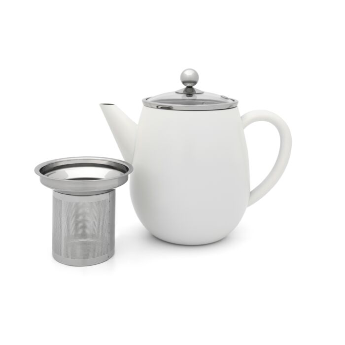 Bredemeijer Teapot Duet Eva 1 1L White