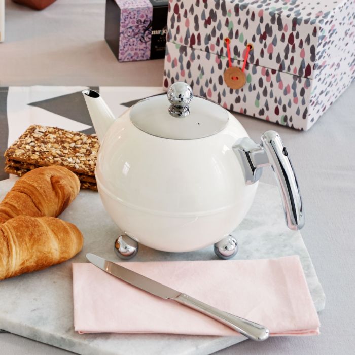 Bredemeijer Teapot Duet® Bella Ronde 1.2L White