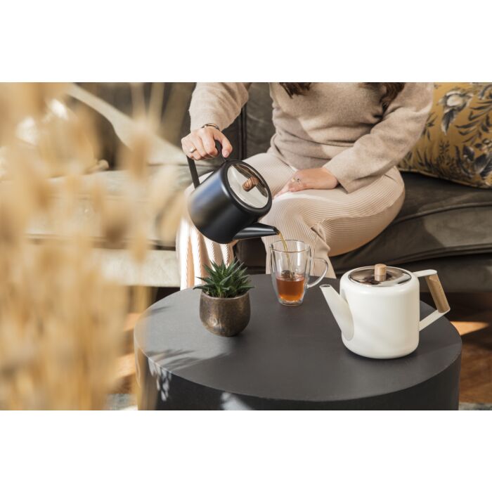 Bredemeijer Teapot Duet® Design Boston 1.1L White