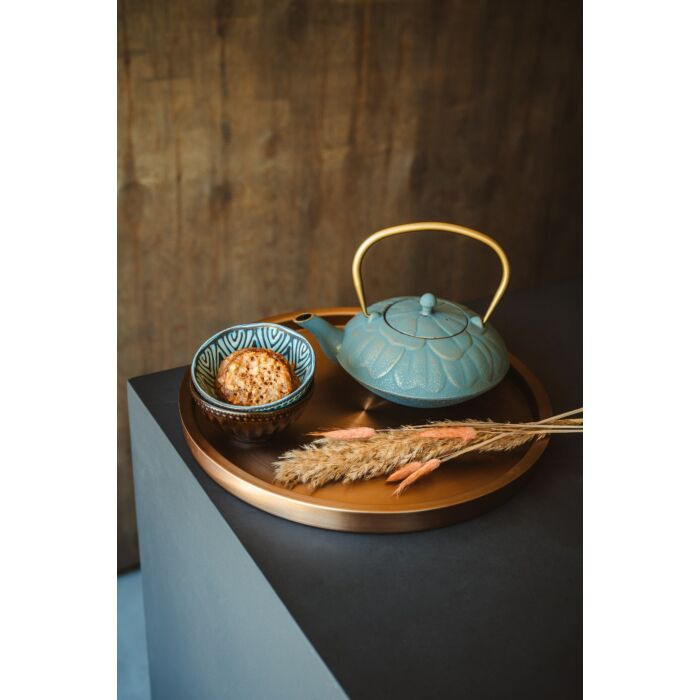 Bredemeijer Teapot Kunming 1.3L Cast Iron Blue