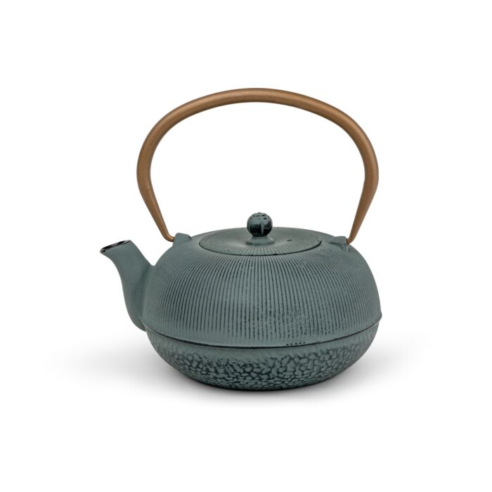 bredemeijer Teapot Sichuan 1L cast iron blue