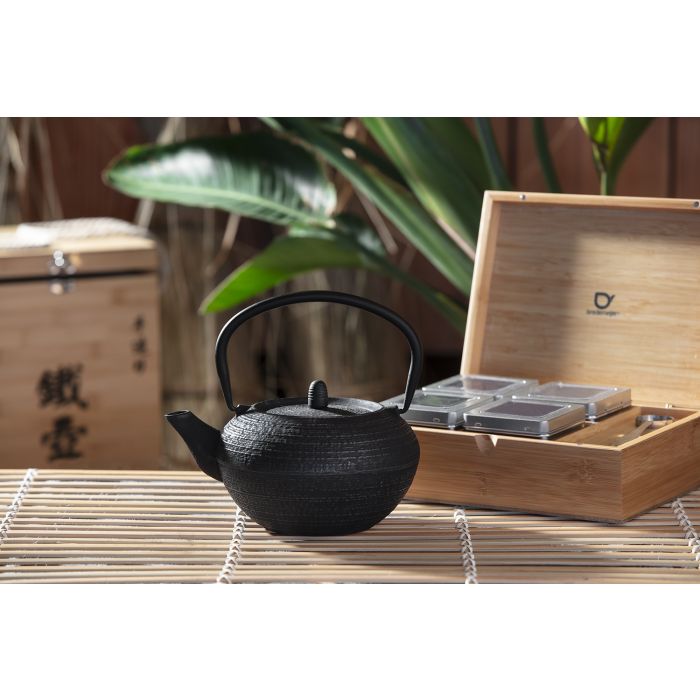 Bredemeijer Teapot Tibet 1.2L Cast Iron Black