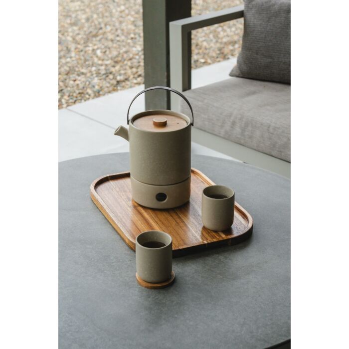 bredemeijer Tea set Umea 1.2L with warmer loam grey