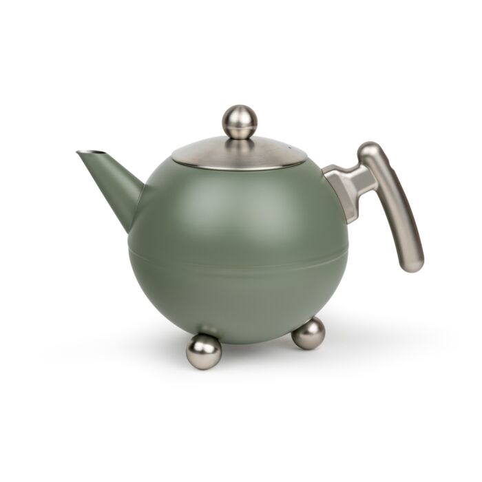 bredemeijer Teapot Duet Bella Ronde 1.2L army green