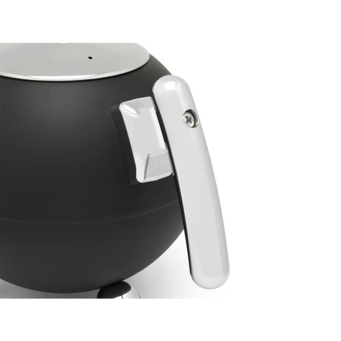 Bredemeijer Teapot Duet® Bella Ronde 1.2L Matt Black Chromium Fittings