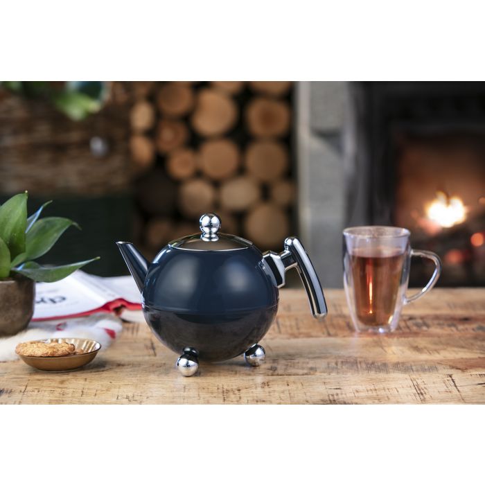 Bredemeijer Teapot Duet® Bella Ronde 1.2L Oxford Blue