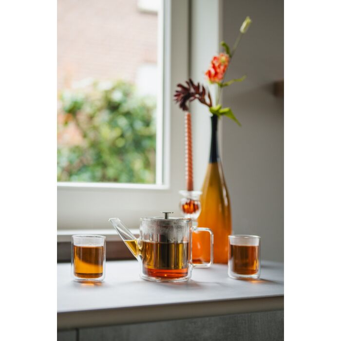 bredemeijer Teapot San Remo 1.0L double walled glass