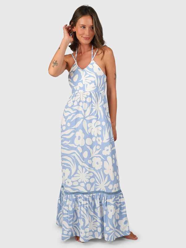 brunotti Siena-Floral Swirl Dames Maxi Jurk