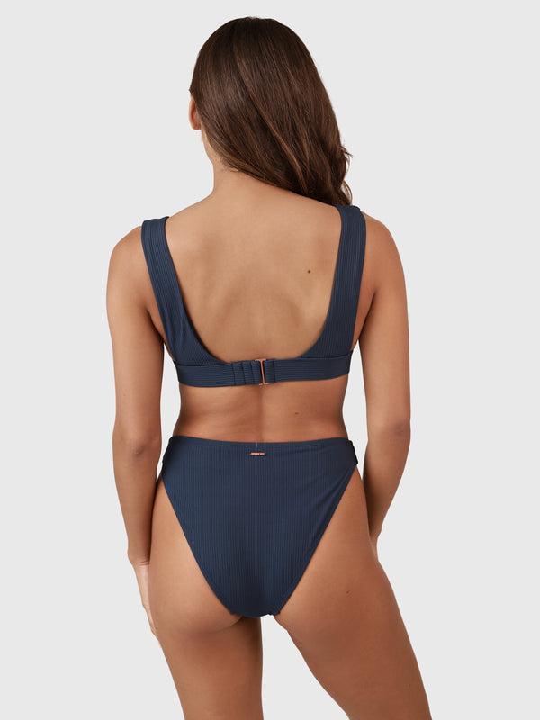 Brunotti Flores-Rib Dames High Waist Bikini Broekje