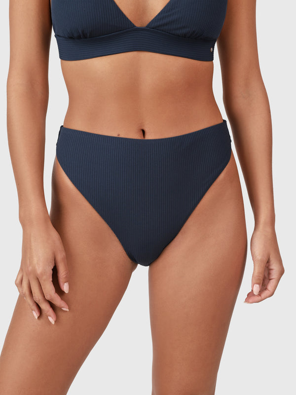 brunotti Flores-Rib Dames High Waist Bikini Broekje