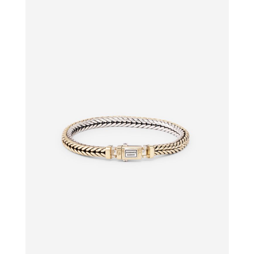 buddha to buddha Armband Barbara XS Zilver/Goud 14kt