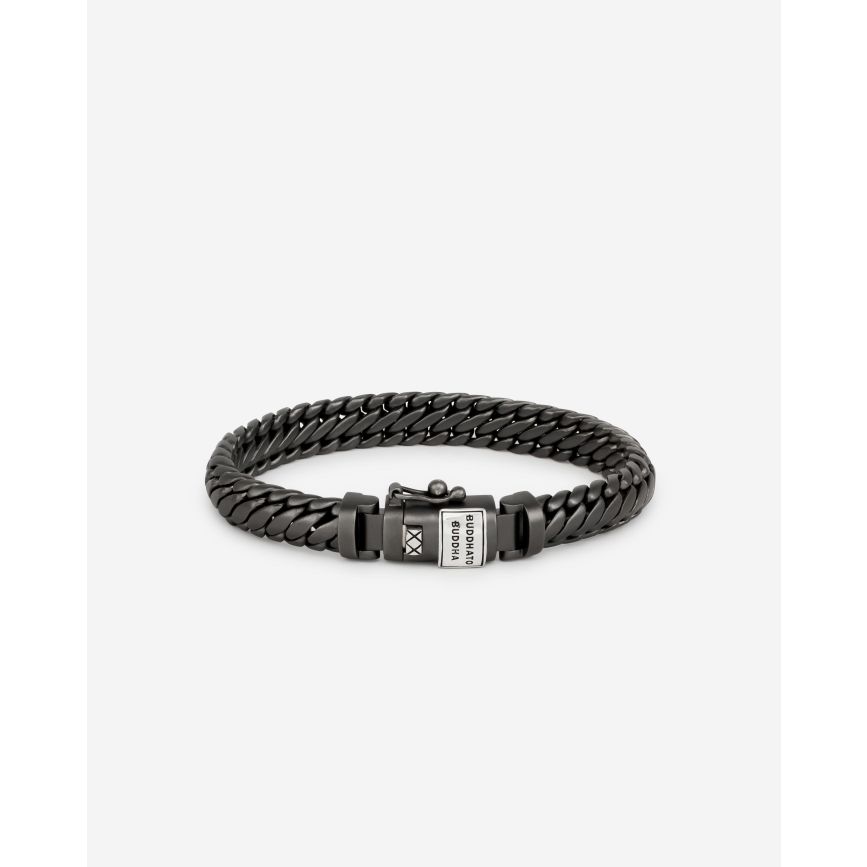buddha to buddha Armband Ben XS Black Rhodium Zilver