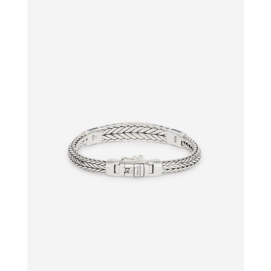 Buddha To Buddha Armband Ellen XS Stone Tigereye Navy