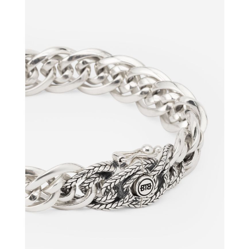 Buddha To Buddha Armband Nathalie XS Textuur Zilver