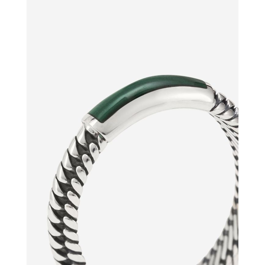 Buddha To Buddha Ben Mini (Edel)steen Ring Zilver Malachiet