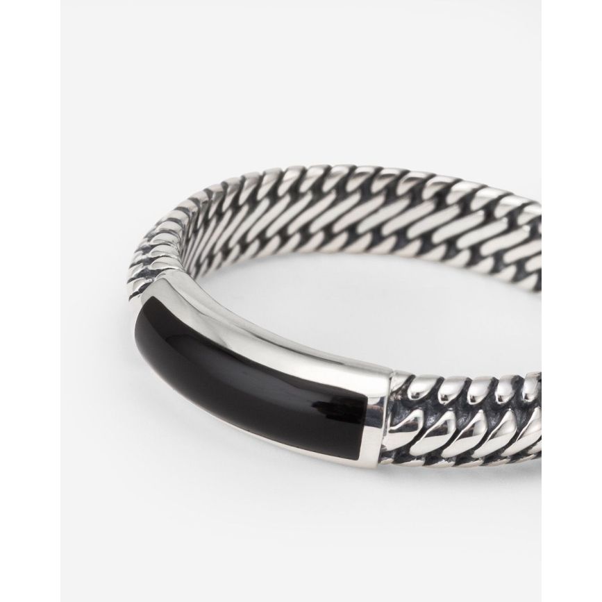 Buddha To Buddha Ben Mini (Edel)steen Ring Zilver Onyx