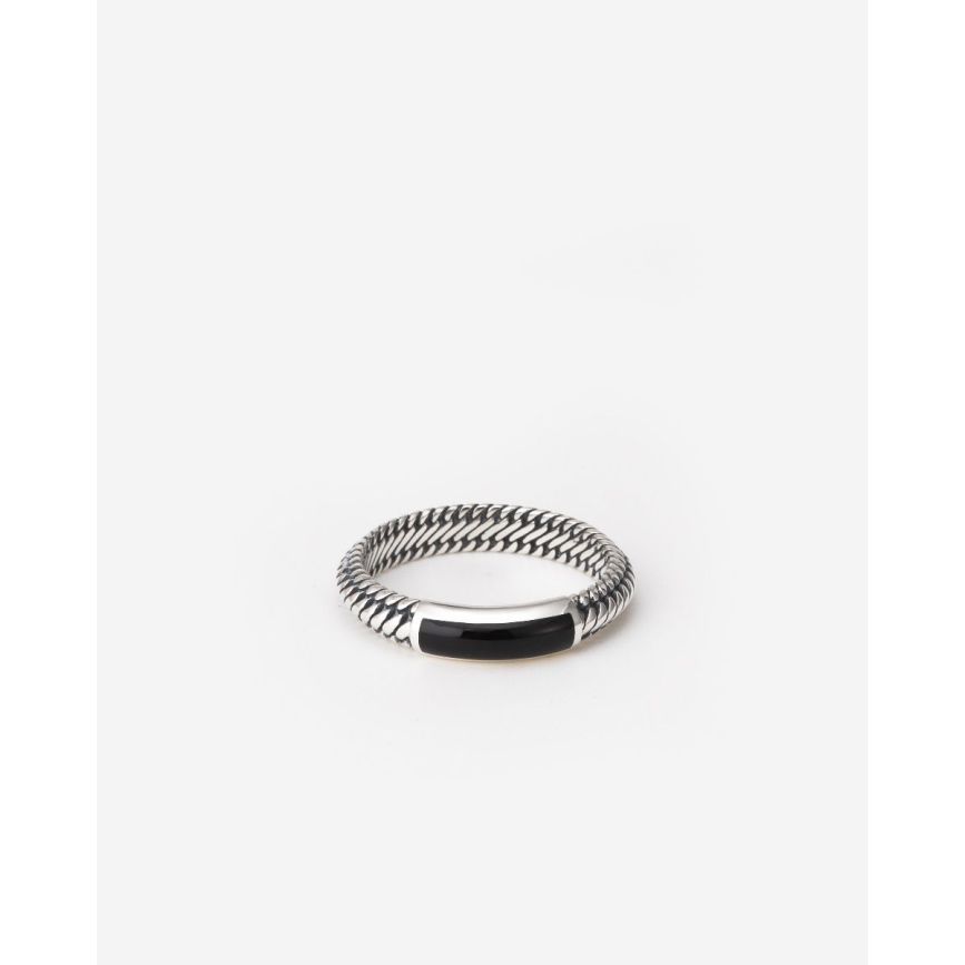 buddha to buddha Ben Mini (Edel)steen Ring Zilver Onyx