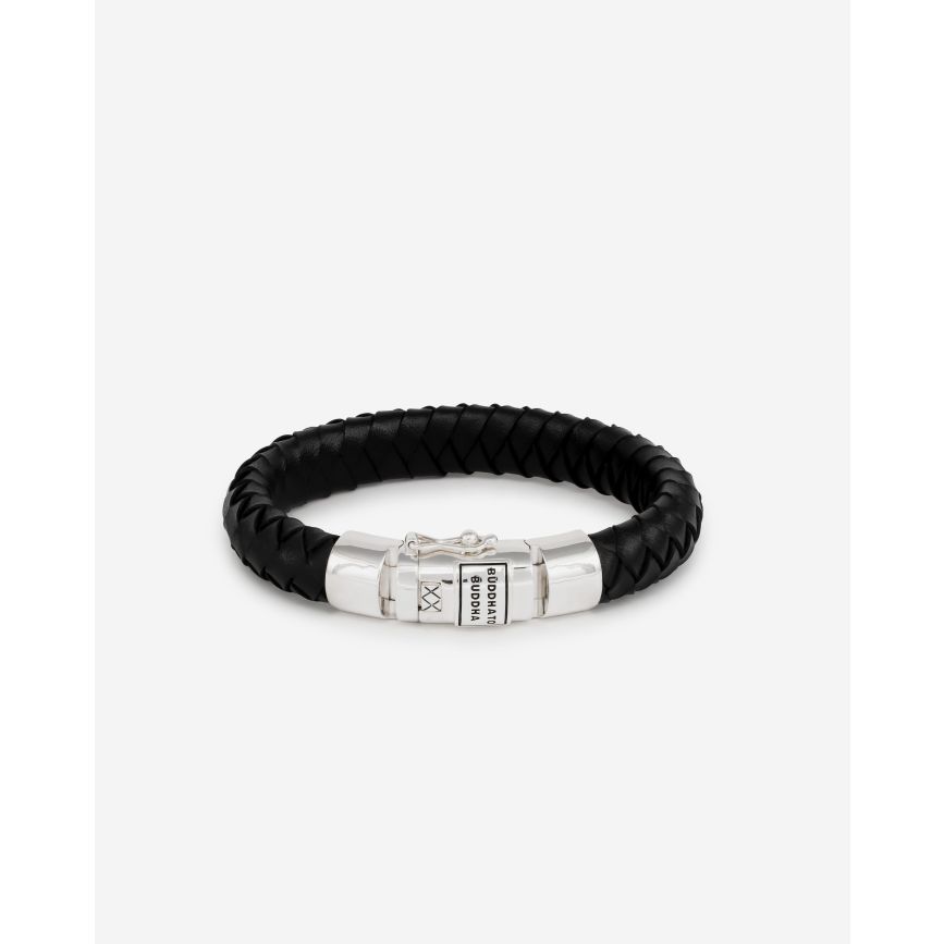 buddha to buddha Armband Ben Leer Zwart