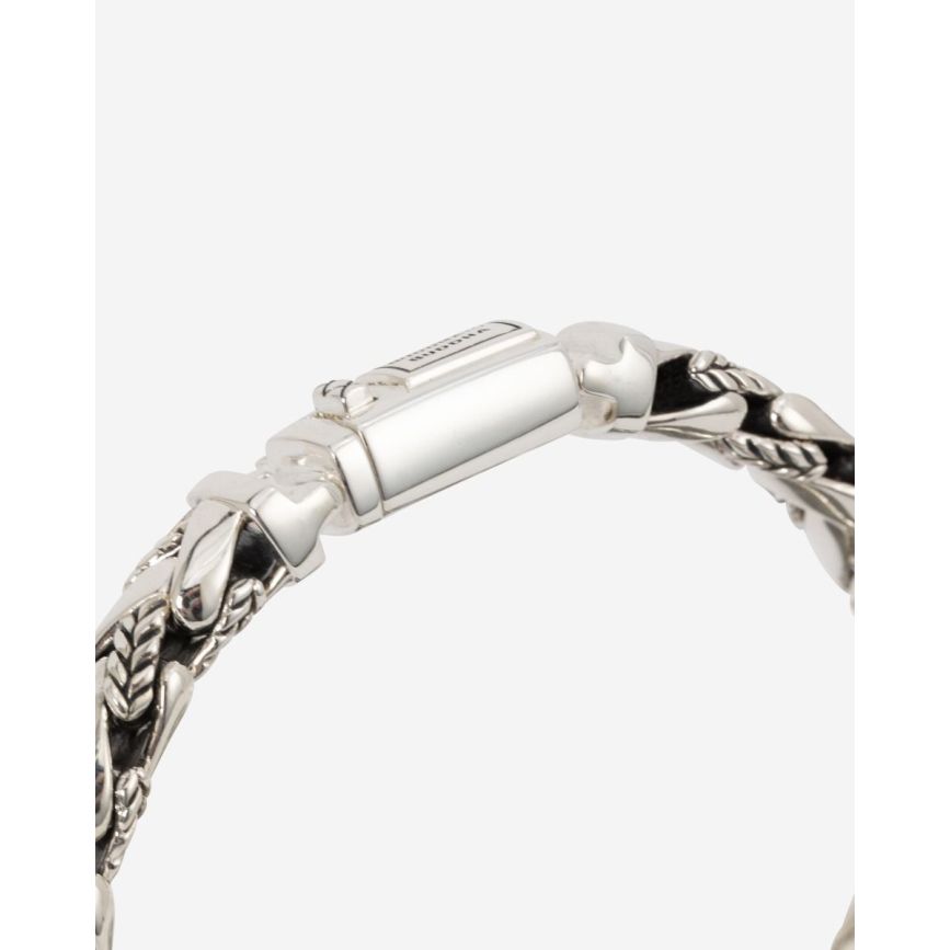 Buddha To Buddha Armband George Texture Zilver
