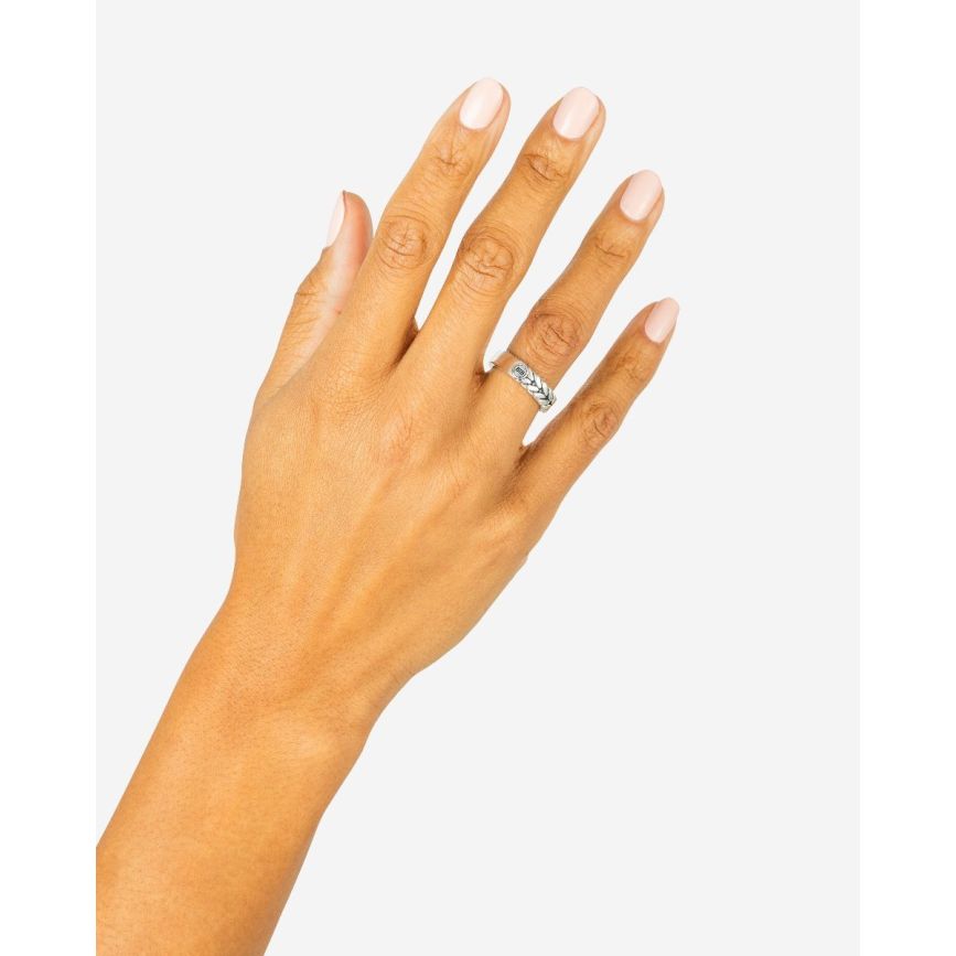 Buddha To Buddha Barbara Dual Ring Zilver