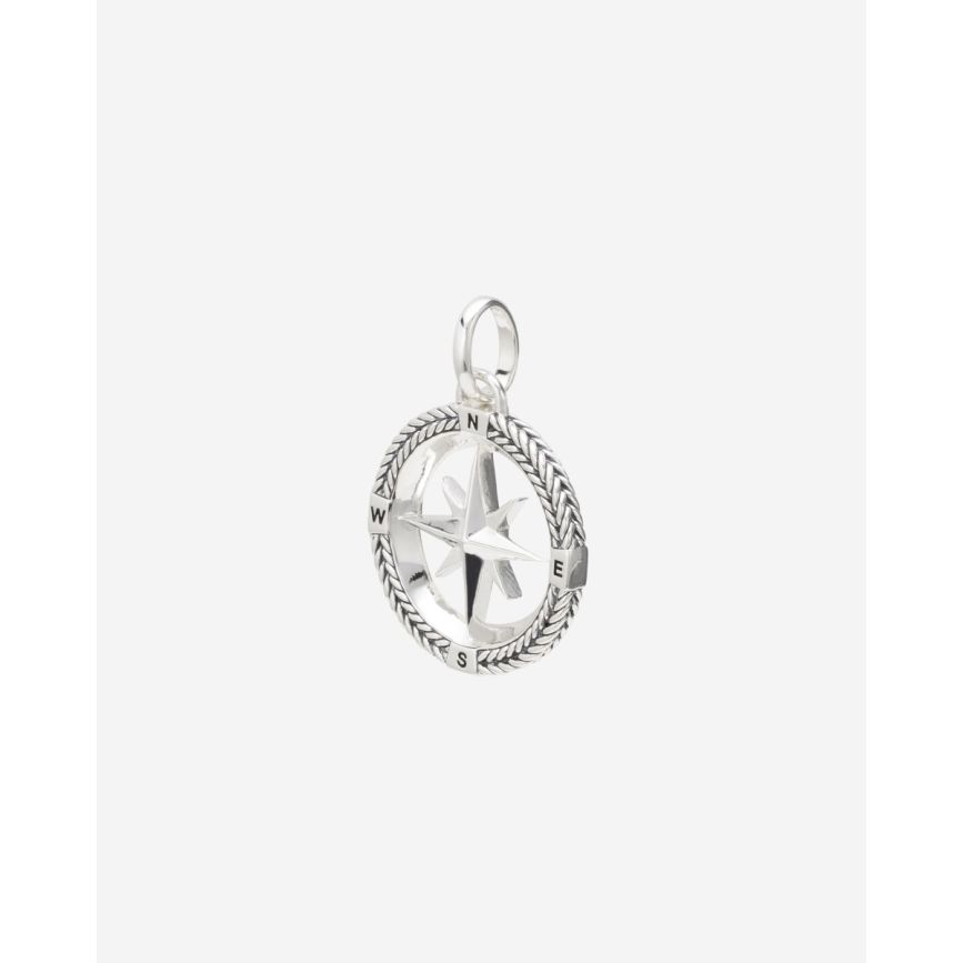 Buddha To Buddha Barbara Kompas Hanger Zilver