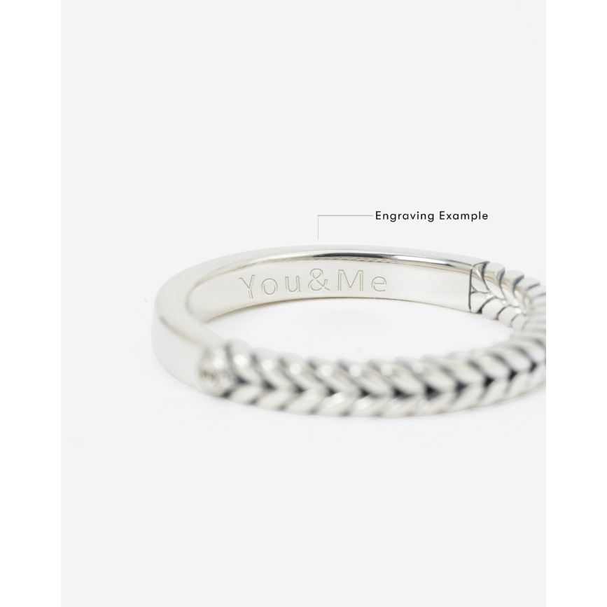 Buddha To Buddha Barbara Mini Dual Ring Zilver