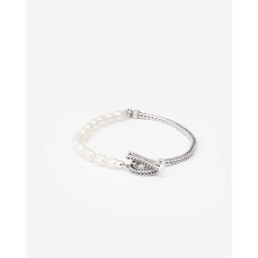 buddha to buddha Barbara Mini Parel Armband Zilver