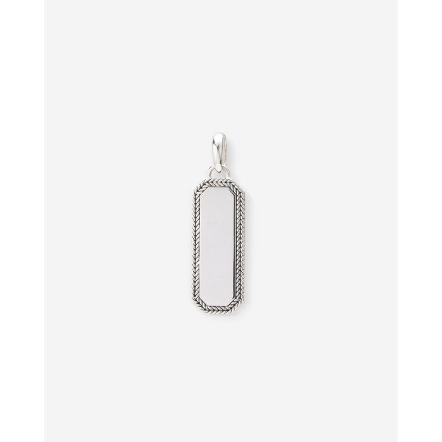 buddha to buddha Barbara Octagon Tag Hanger Zilver