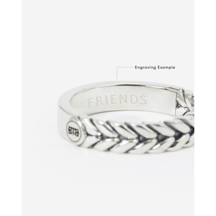 Buddha To Buddha Barbara Small Dual Ring Zilver