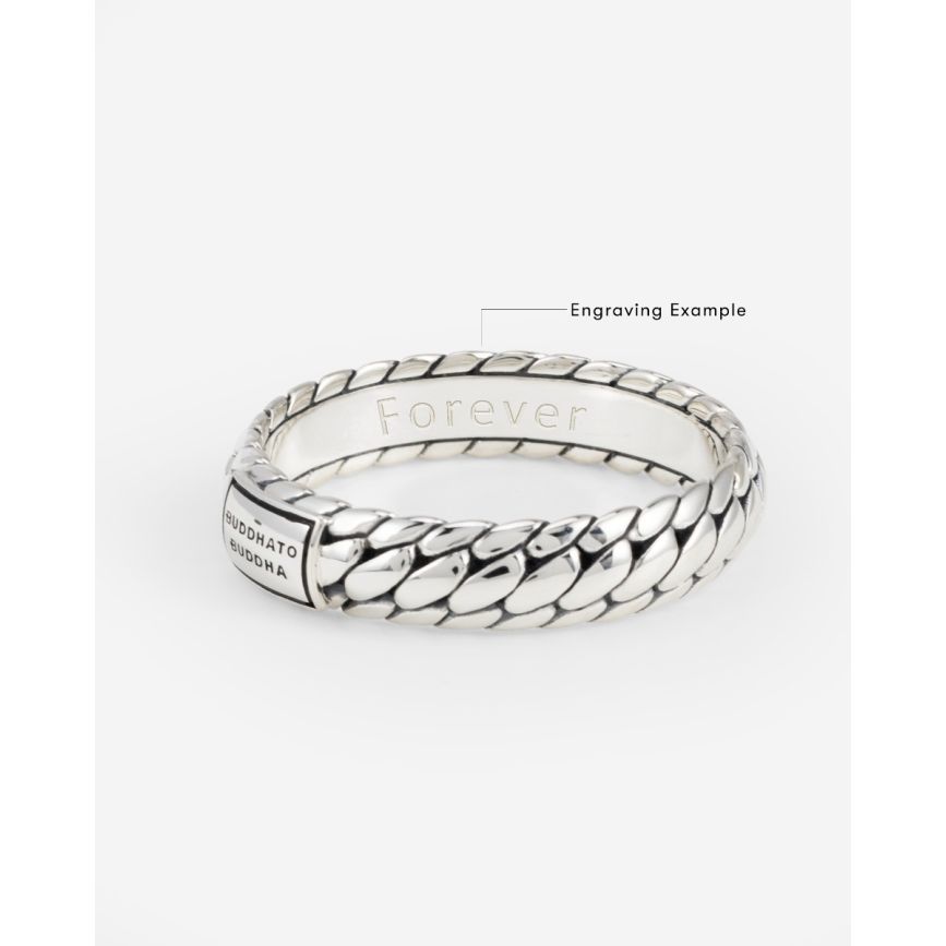 Buddha To Buddha Ben XS Ring Zilver