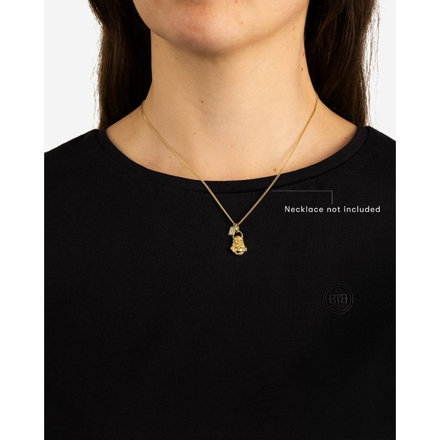 Buddha To Buddha Buddha XS Hanger Verguld Zilver