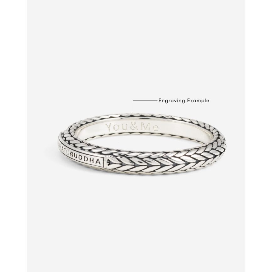 Buddha To Buddha Ellen XS Ring Zilver