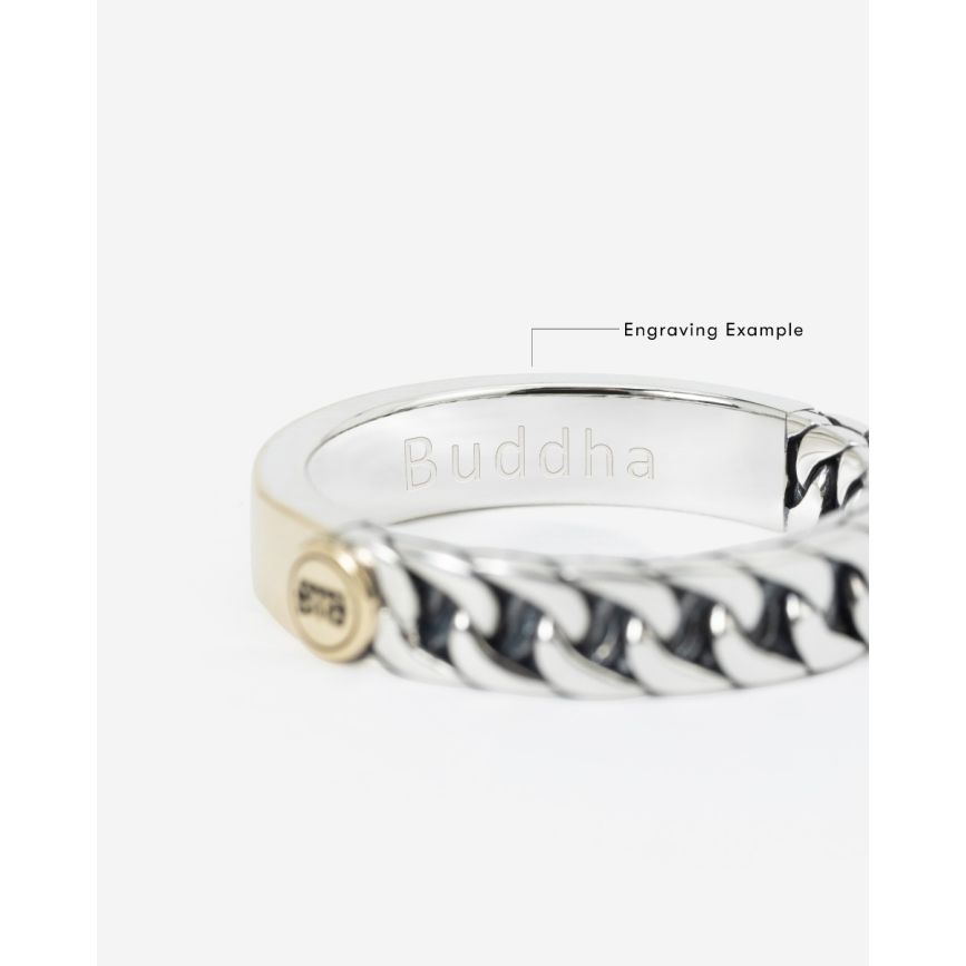 Buddha To Buddha Esther Small Dual Ring Bicolor