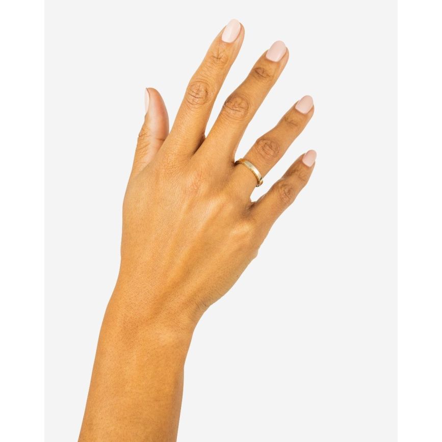 Buddha To Buddha George Mini Gladde Ring 14kt Goud