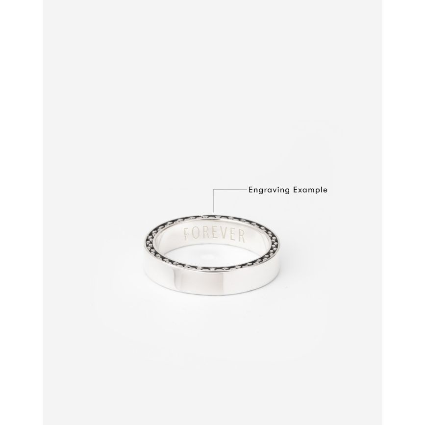 Buddha To Buddha George Small Gladde Ring Zilver