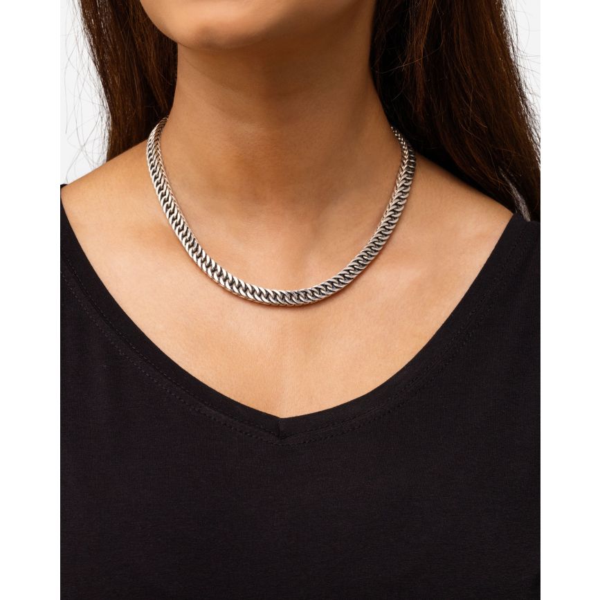 Buddha To Buddha Ketting Esther XS Zilver 42 Cm