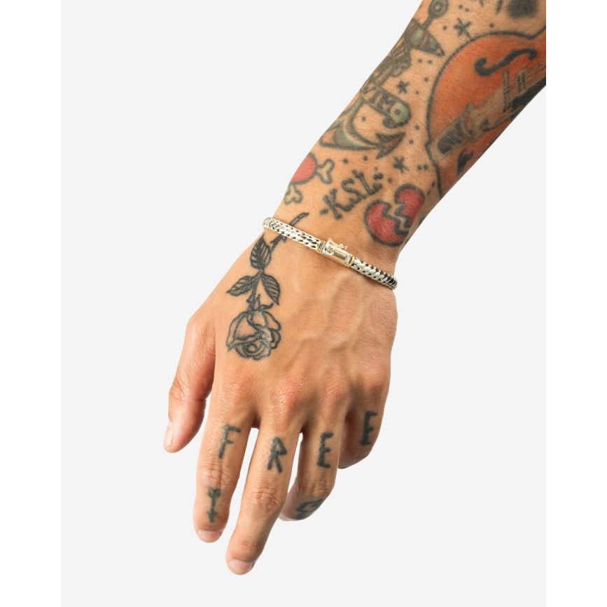 Buddha To Buddha Mini Armband Ben Bicolor 14kt