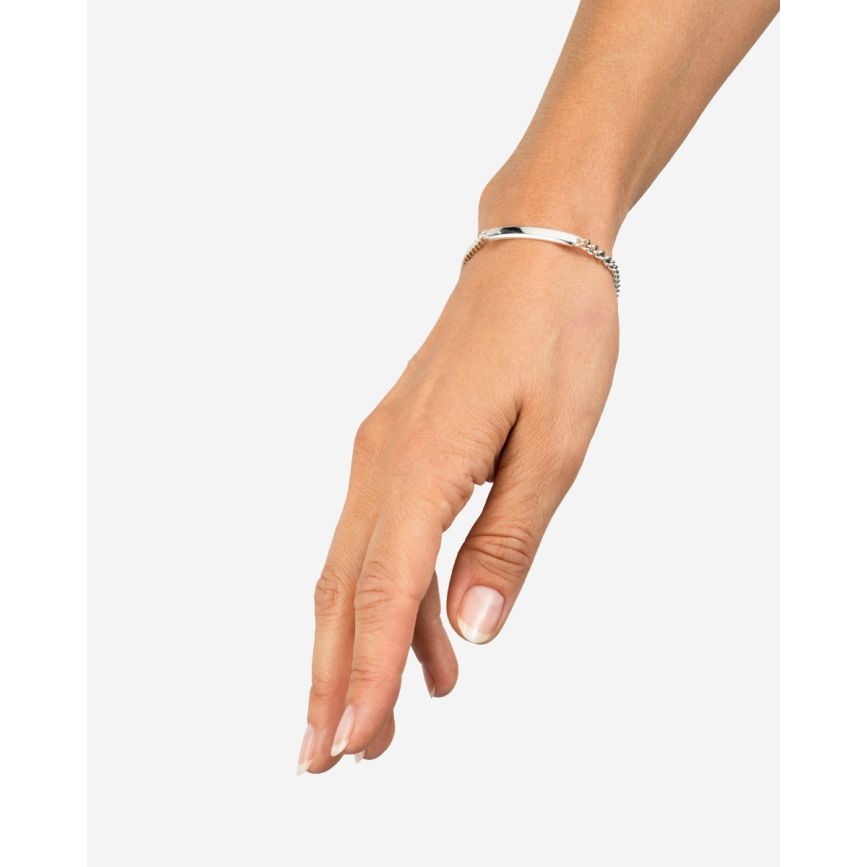 Buddha To Buddha Mini Armband Essential Bar Zilver