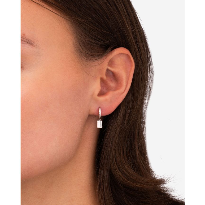 Buddha To Buddha Oorbel Logo Single Piece