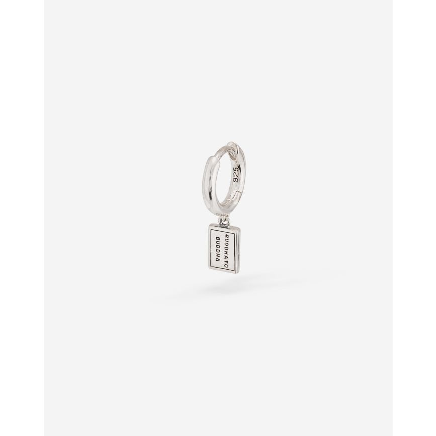 buddha to buddha Oorbel Logo Single Piece