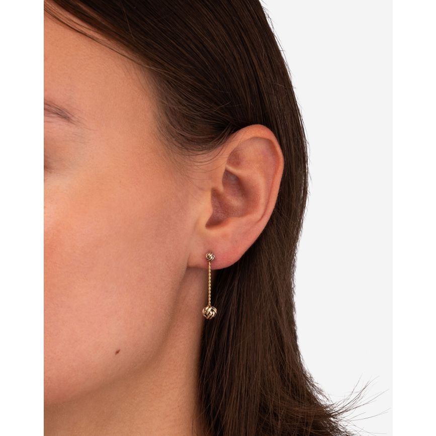 Buddha To Buddha Oorhanger Refined Katja 18K Goud