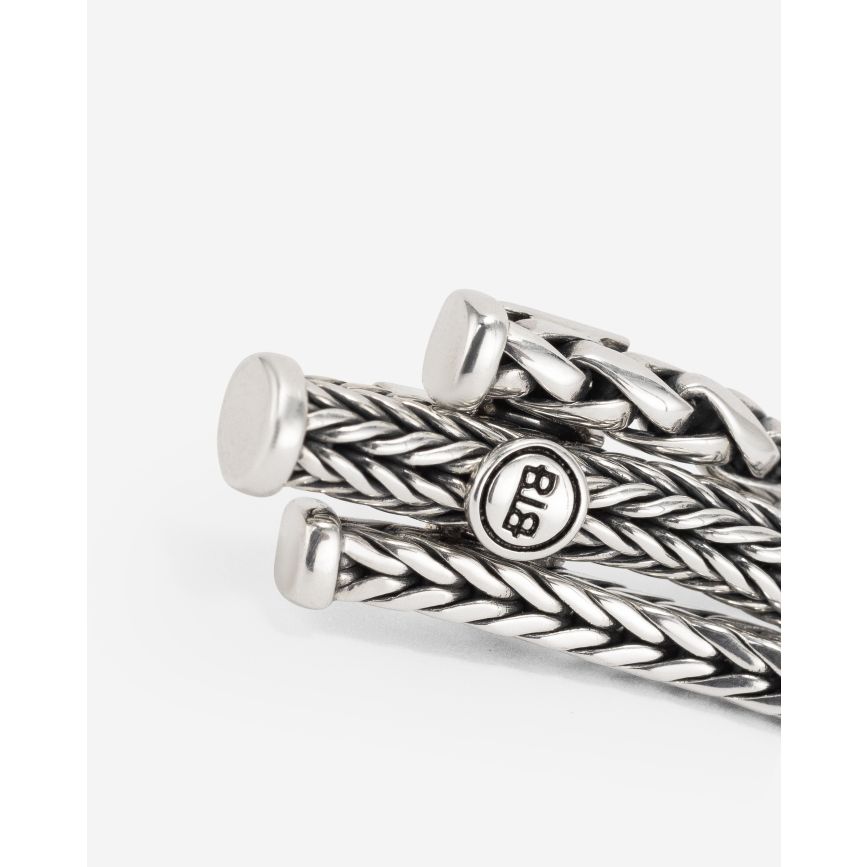 Buddha To Buddha Oorhangers Triple Mini Zilver