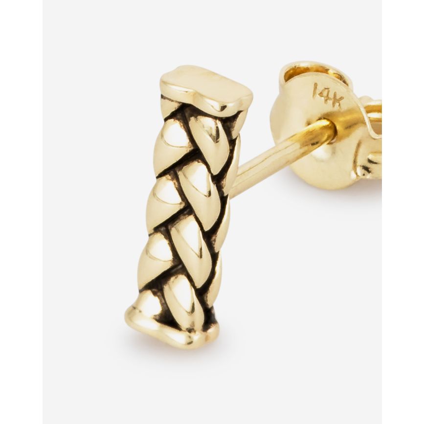 Buddha To Buddha Oorknopjes George Goud 14kt