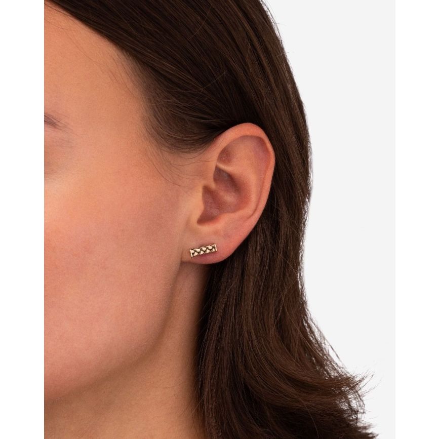 Buddha To Buddha Oorknopjes George Goud 14kt