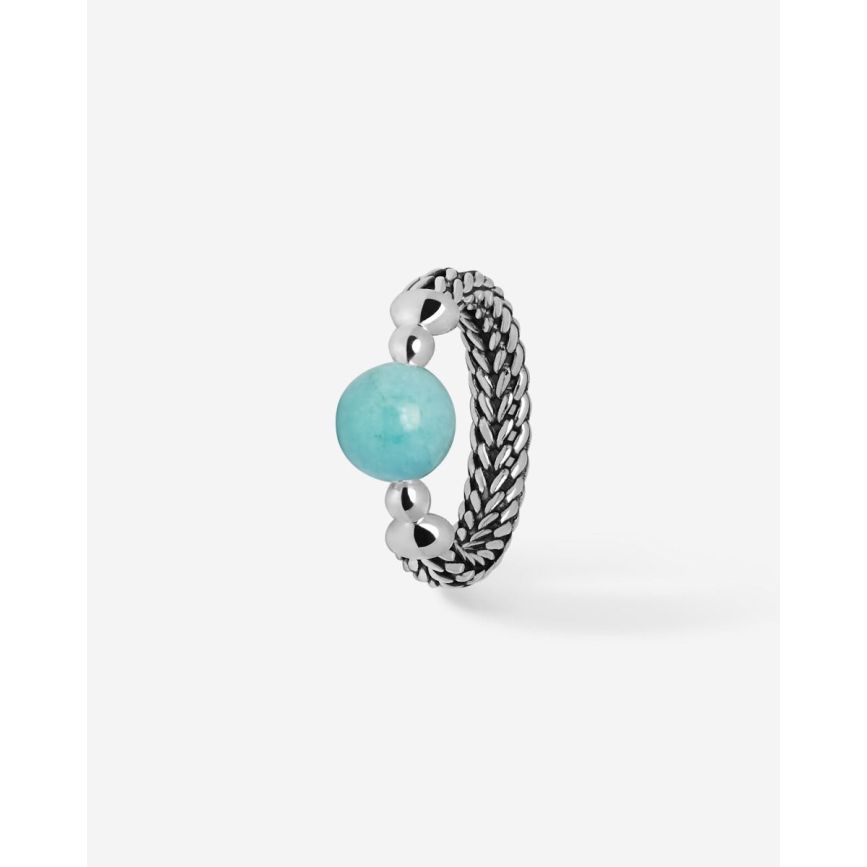 Buddha To Buddha Ring Batas Sphere Amazoniet