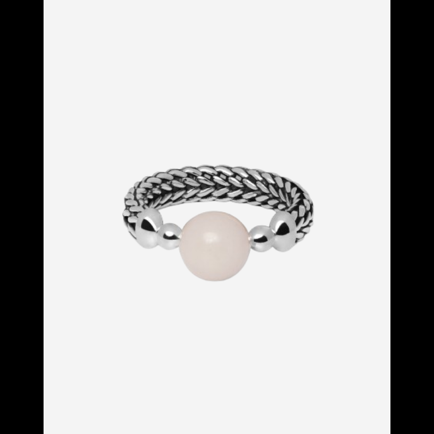 buddha to buddha Ring Batas Sphere Rozenkwarts