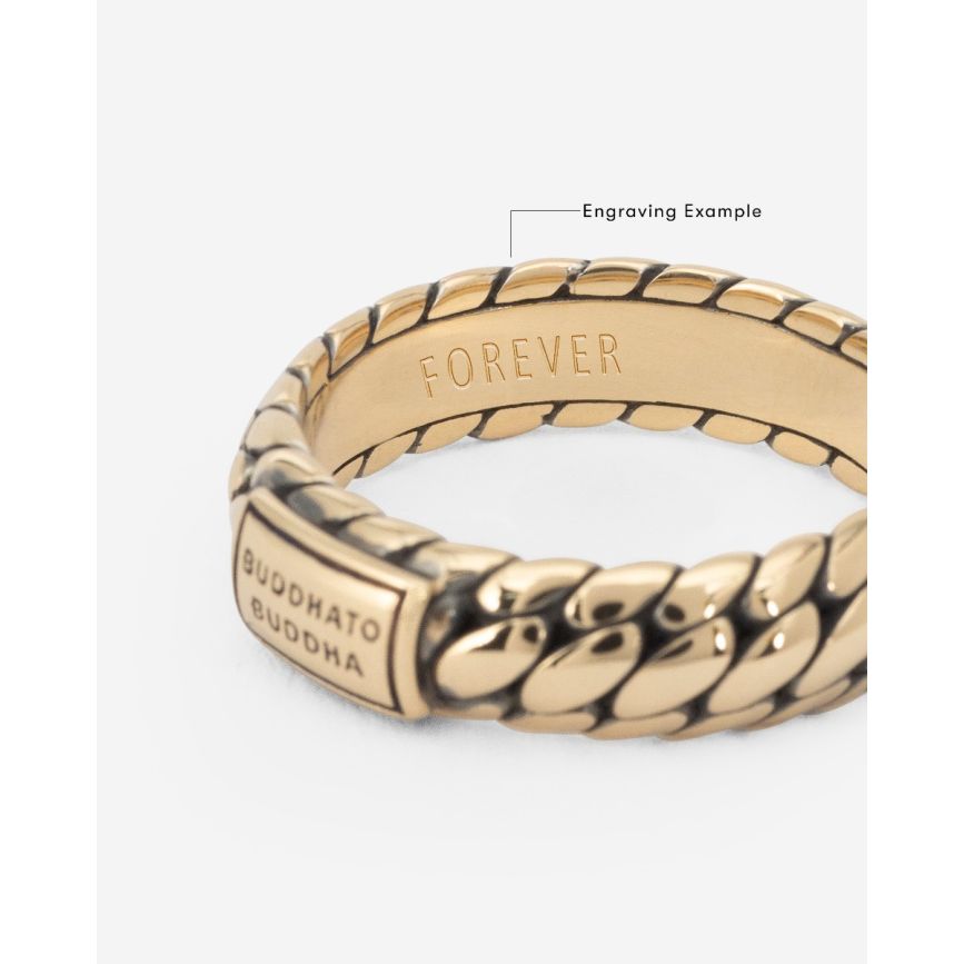 Buddha To Buddha Ring Ben XS Goud YG 14kt
