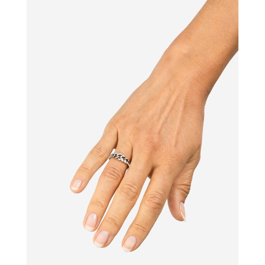 Buddha To Buddha Ring Chain Gradient Zilver