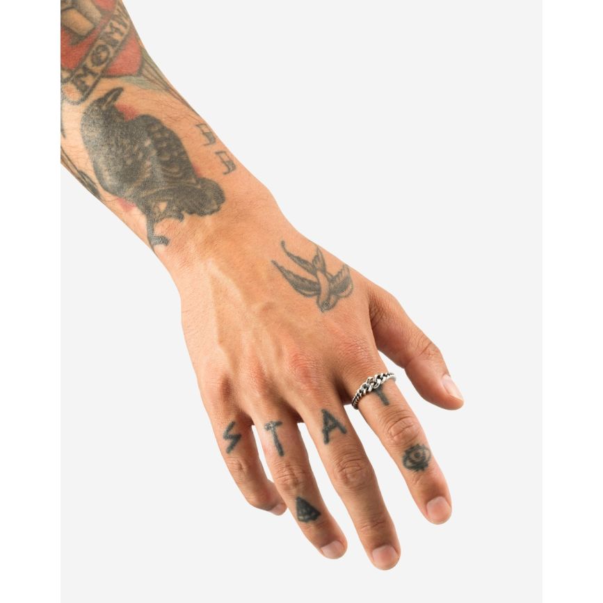 Buddha To Buddha Ring Chain Gradient Zilver